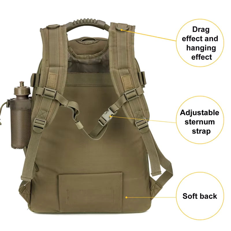 Vexa Camp 65L Outdoor Tactical Hiking Backpack